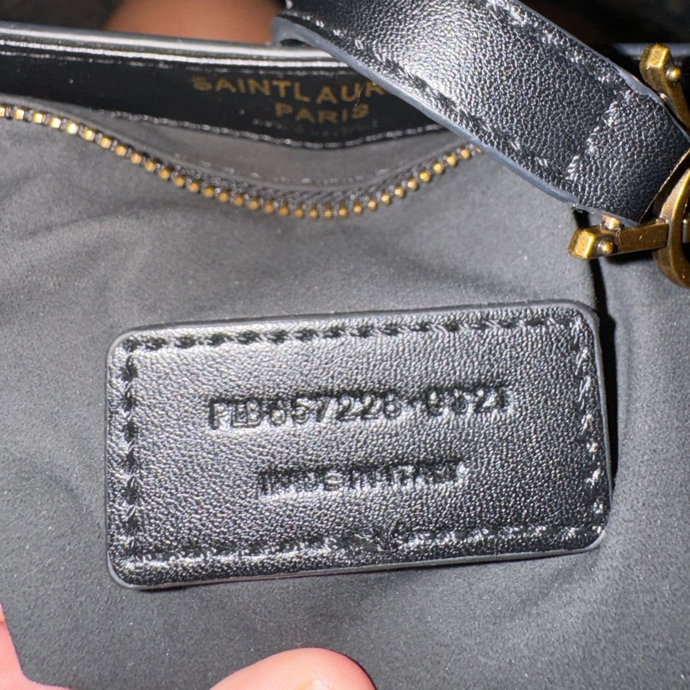 Saint Laurent MINI LE 5 À 7 IN SMOOTH LEATHER NOIR - Picture 3 of 3